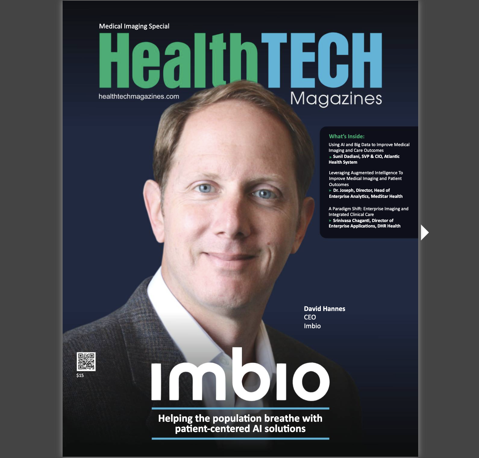 HealthTECH Magazine: Helping the population breathe with patient-centered AI solutions